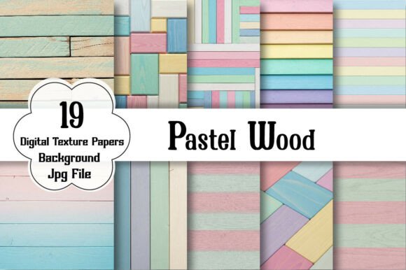 Download Pastel Wood Background Digital Paper - Digital Collection