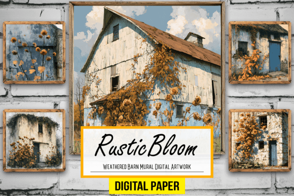 Download Weathered Barn Mural Digital Artworks - Digital Collection