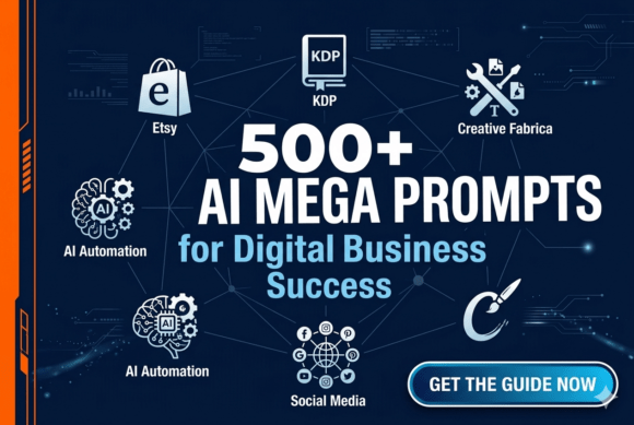 Download 500+ AI Mega Prompts for Digital Busines - Digital Collection